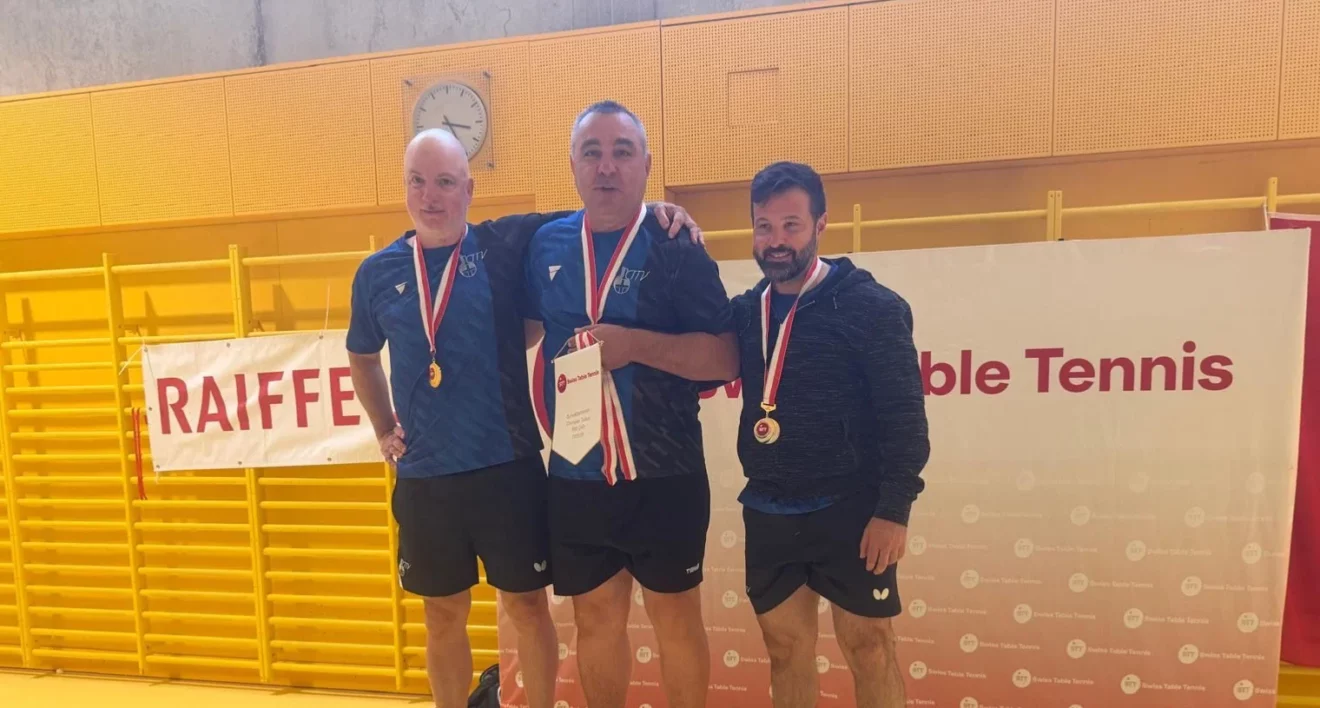 Un titre de champion suisse pour le CTT Versoix !
