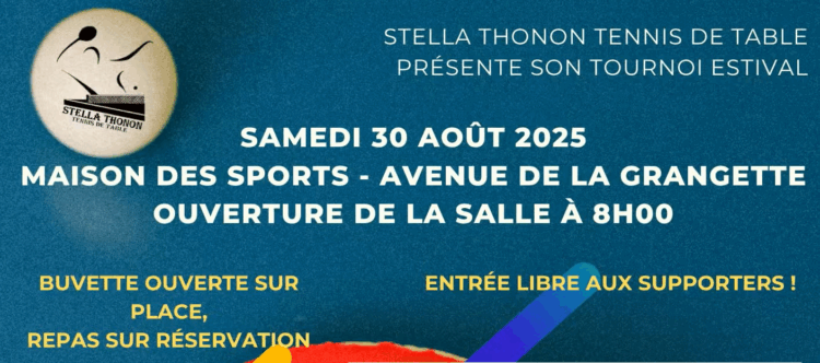 Tournoi de tennis de table de Thonon