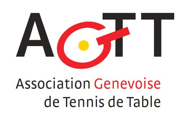 Logo AGTT balle au centre de la raquette
